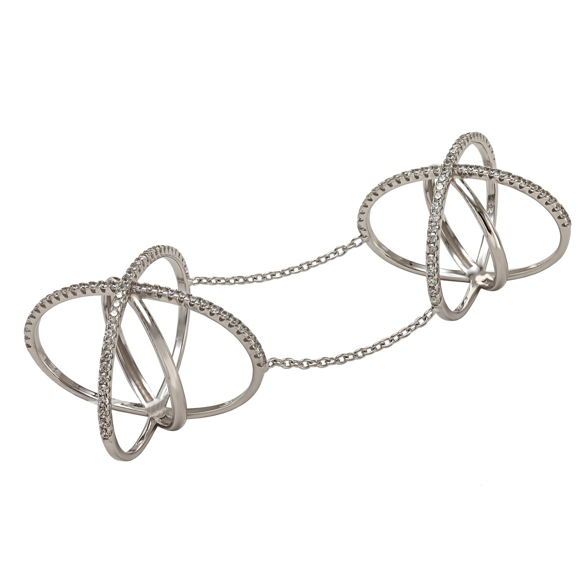 Серебряное кольцо на две фаланги с фианитами Tango Jewellery Company 380162С размер 16.5
Серебряное кольцо на две фаланги с фианитами Tango Jewellery Company 380162С размер 16.5