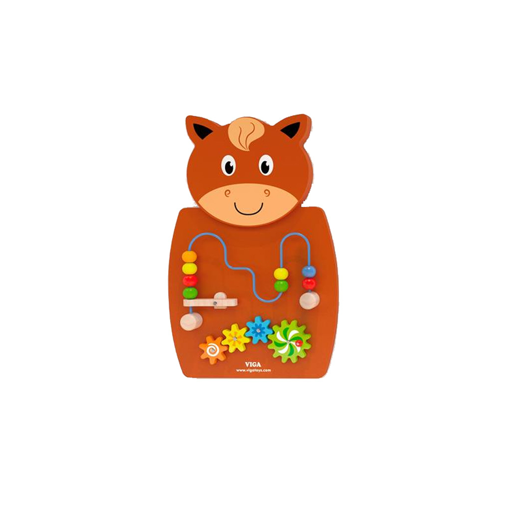 Развивающая игрушка Viga Toys Бизиборд Лошадка с лабиринтом (50678FSC) 
Развивающая игрушка Viga Toys Бизиборд Лошадка с лабиринтом (50678FSC)