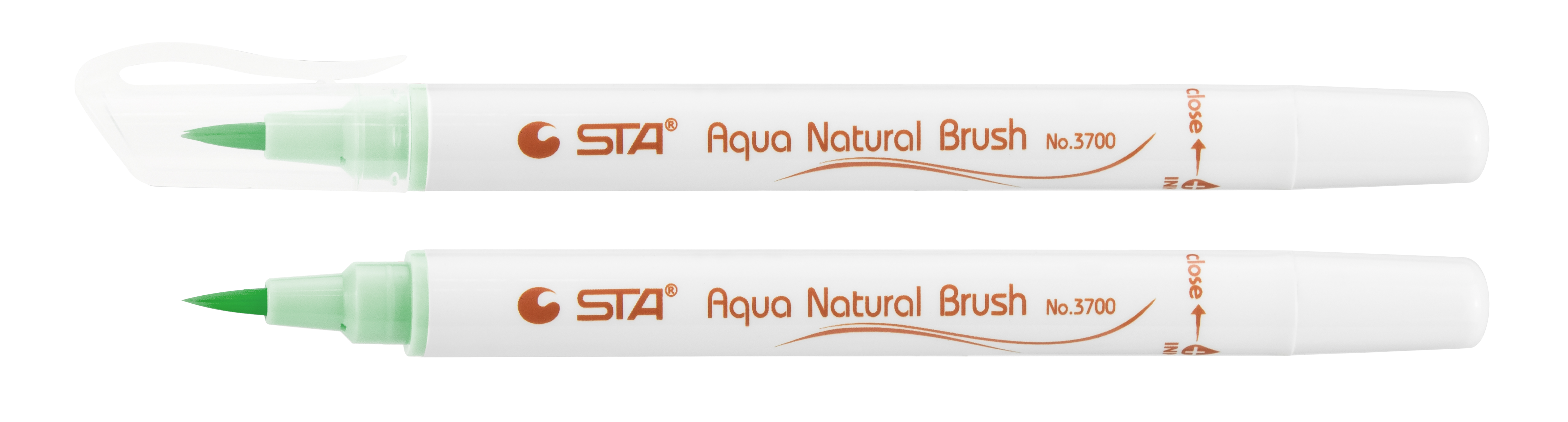 Маркер-кисть акварельный STA 3700 Aqua Natural Brush 3700 светло-зеленый 10 шт (STA3700-42)
Маркер-кисть акварельный STA 3700 Aqua Natural Brush 3700 светло-зеленый 10 шт (STA3700-42)