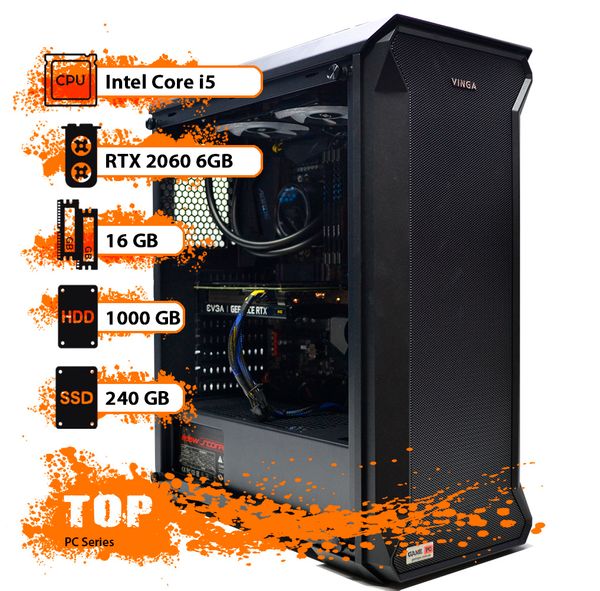 Игровой компьютер GamePC TOP #88 Core i5 10400/16 GB/HDD 1 TB/SSD 240 GB/GeForce RTX 2060 6GB
Игровой компьютер GamePC TOP #88 Core i5 10400/16 GB/HDD 1 TB/SSD 240 GB/GeForce RTX 2060 6GB