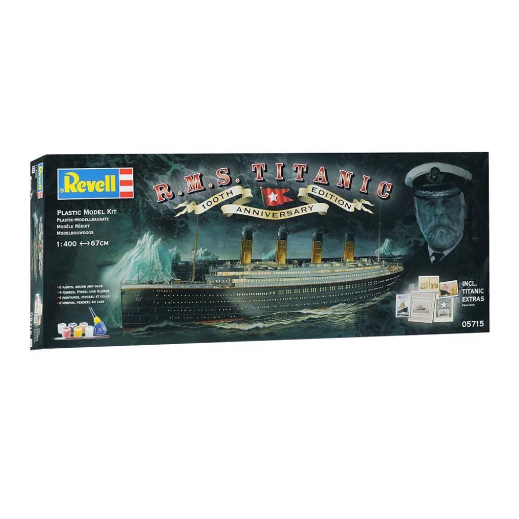 Сборная модель Revell Лайнер Титаник. К 100-летию постройки. 1400 (4009803057156)
Сборная модель Revell Лайнер Титаник. К 100-летию постройки. 1400 (4009803057156)