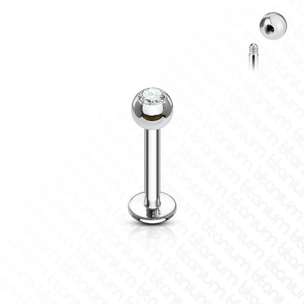 Серьга лабрет из титана для пирсинга губ, хряща уха PiercedFish T23L03 с фианитом (8 мм, 1.6 мм, 3 мм)
Серьга лабрет из титана для пирсинга губ, хряща уха PiercedFish T23L03 с фианитом (8 мм, 1.6 мм, 3 мм)