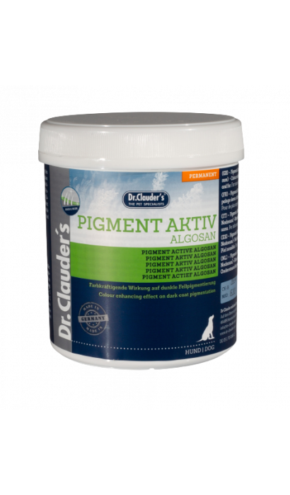 Пищевая добавка для усиления темного окраса шерсти собак Dr.Clauder’s Pigment Active Algosan 400 г
Пищевая добавка для усиления темного окраса шерсти собак Dr.Clauder’s Pigment Active Algosan 400 г