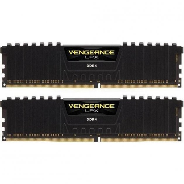 Оперативная память Corsair DDR4 16GB (2x8GB) 3600MHz Vengeance LPX Black (CMK16GX4M2D3600C18)
Оперативная память Corsair DDR4 16GB (2x8GB) 3600MHz Vengeance LPX Black (CMK16GX4M2D3600C18)