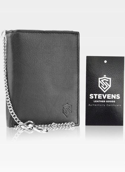 Кошелек мужской кожаный, портмоне STEVENS, черный, 12,5 х 10 х 2,5 см (CLWC-326) с цепочкой
Кошелек мужской кожаный, портмоне STEVENS, черный, 12,5 х 10 х 2,5 см (CLWC-326) с цепочкой