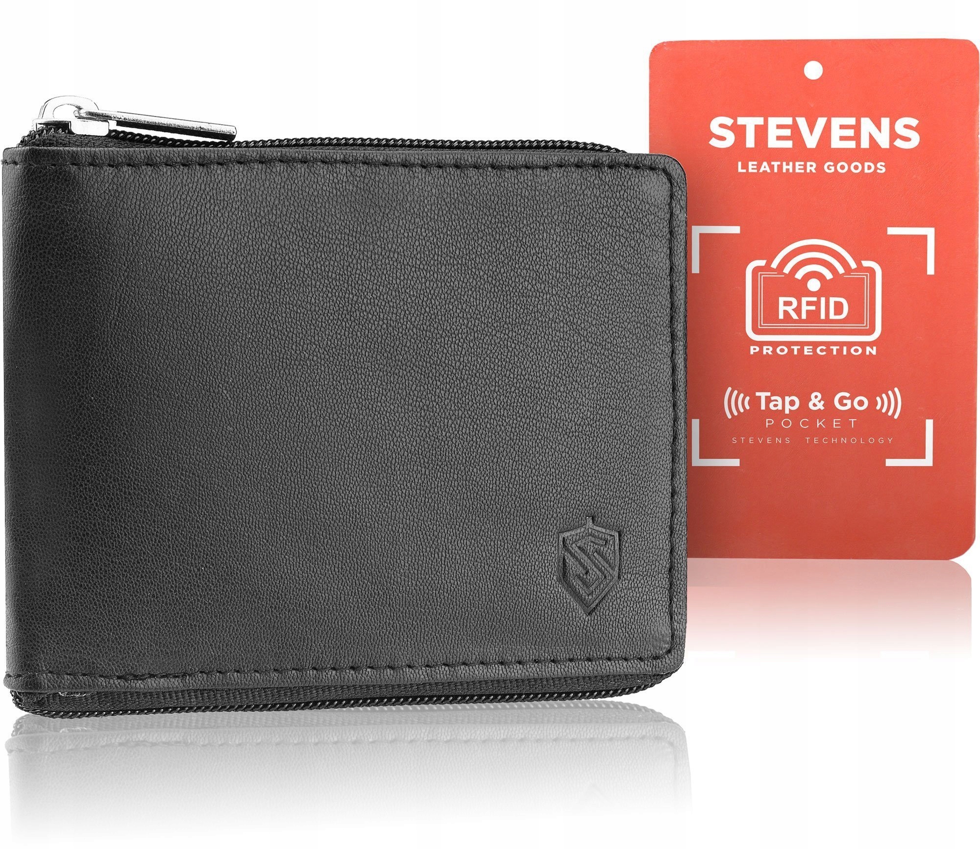 Кошелек мужской кожаный, портмоне STEVENS, черный, 10 х 13 х 2 см (CLW/PC-8818BIS-R) с защитой RFID
Кошелек мужской кожаный, портмоне STEVENS, черный, 10 х 13 х 2 см (CLW/PC-8818BIS-R) с защитой RFID