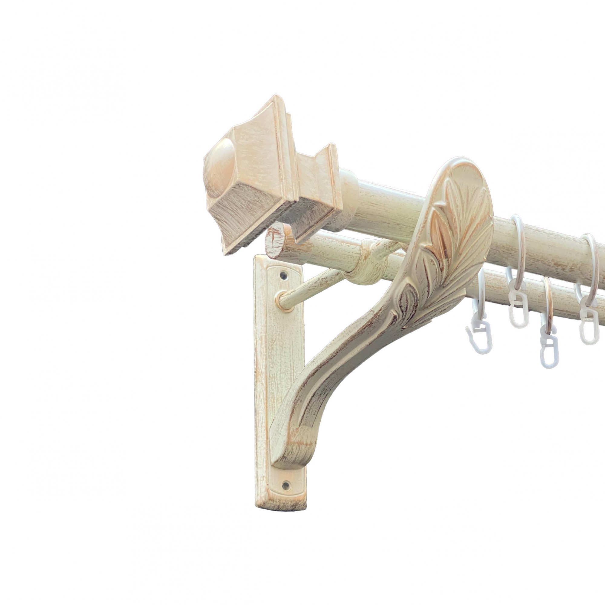 Карниз Orvit Борджеза металевий дворядний ретро гладка труба кільце металеве Біле Золото 25\19 мм 160 см (00-00010562) 
Карниз Orvit Борджеза металевий дворядний ретро гладка труба кільце металеве Біле Золото 25\19 мм 160 см (00-00010562)