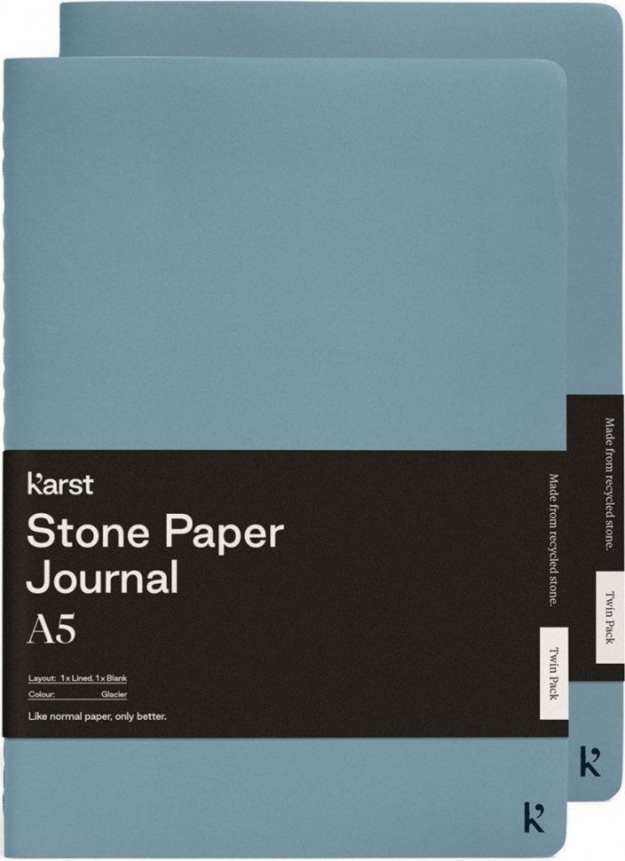 Набір зошитів Karst Journal A5 14,8 х 21 см в лінію та нелінований блакитний льодовик
Набір зошитів Karst Journal A5 14,8 х 21 см в лінію та нелінований блакитний льодовик