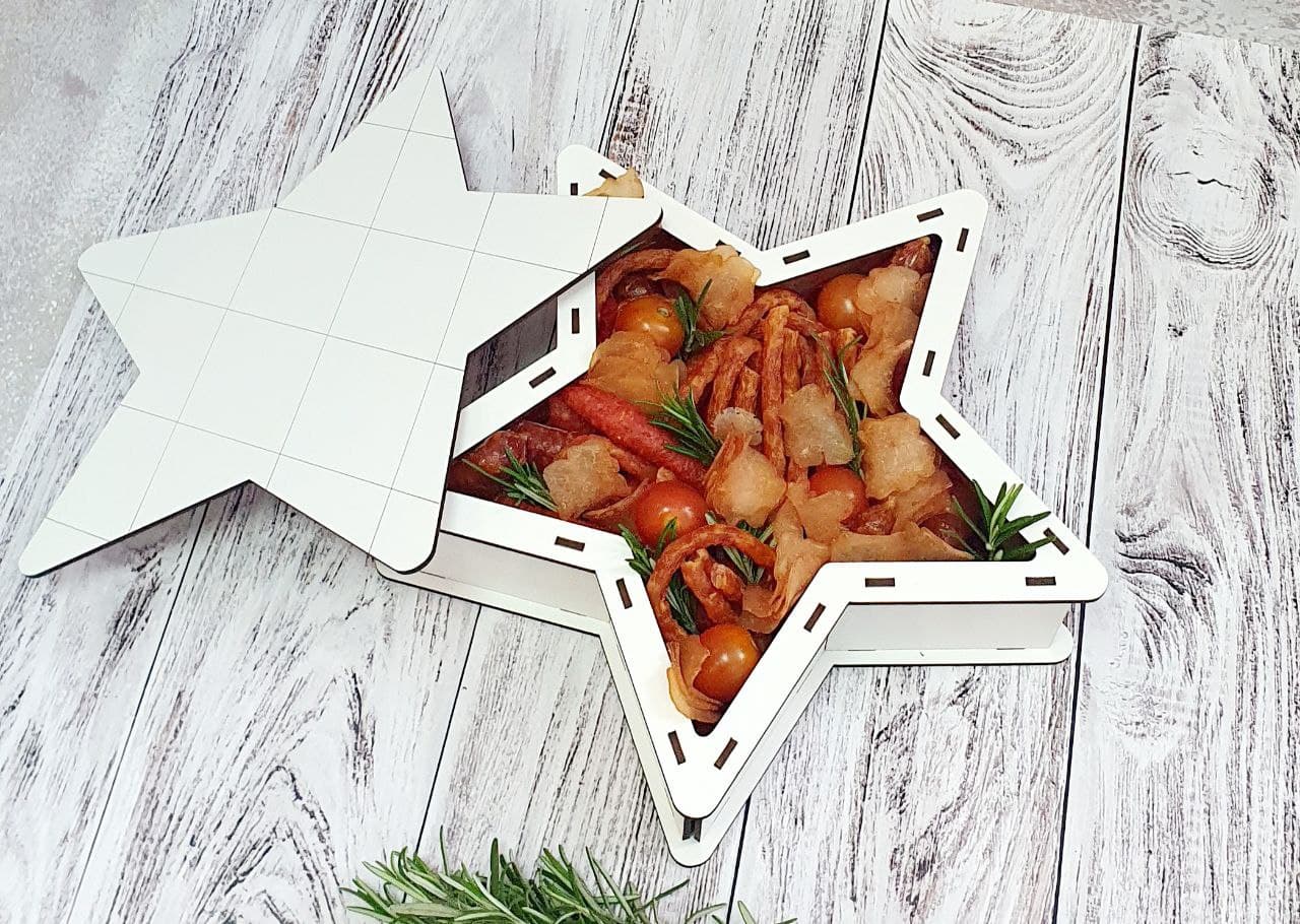 Коробка мясная "Звезда". Съедобный, вкусный мясной подарочный набор для мужчин и женщин
Коробка мясная "Звезда". Съедобный, вкусный мясной подарочный набор для мужчин и женщин