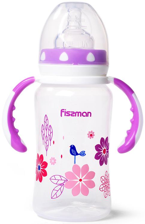 Бутылочка детская для кормления Fissman Babies Цветочки 300мл с ручками (FN-6898)
Бутылочка детская для кормления Fissman Babies Цветочки 300мл с ручками (FN-6898)