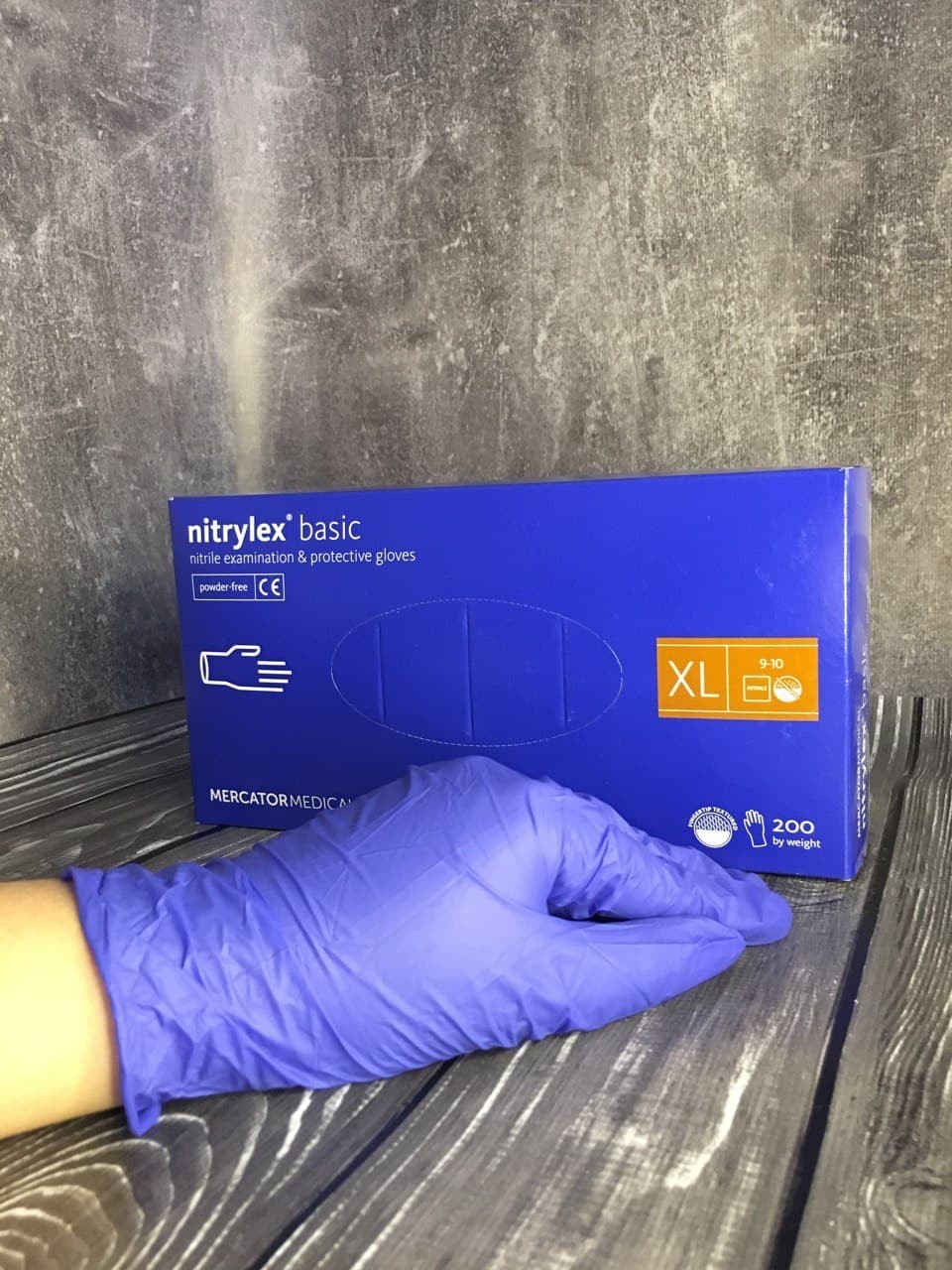 Перчатки нитриловые нестерильные неопудренные Nitrylex basic XL 10 уп по 100 шт синие
Перчатки нитриловые нестерильные неопудренные Nitrylex basic XL 10 уп по 100 шт синие