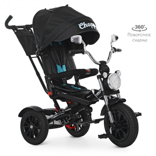 Велосипед трехколесный TURBOTRIKE велосипед-коляска с родительской ручкой с фарой и звуковыми эффектами, колеса надувные резиновые M 4056HA-20-6 черный с голубым
Велосипед трехколесный TURBOTRIKE велосипед-коляска с родительской ручкой с фарой и звуковыми эффектами, колеса надувные резиновые M 4056HA-20-6 черный с голубым