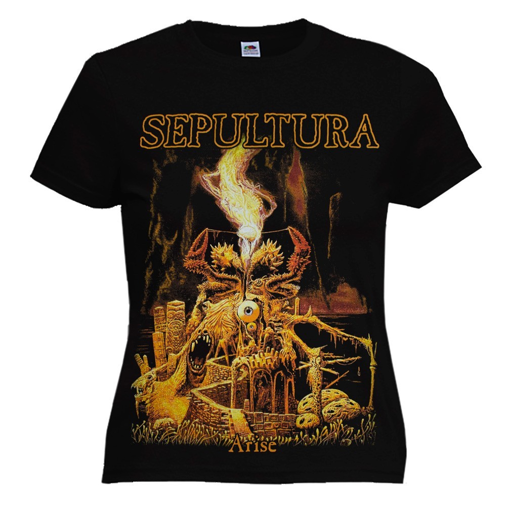 Футболка женская Talisman SEPULTURA Arise Черный, Футболка женская Talisman SEPULTURA Arise Черный M
Футболка женская Talisman SEPULTURA Arise Черный, Футболка женская Talisman SEPULTURA Arise Черный M