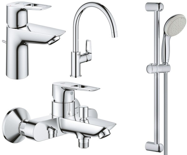 Набор смесителей Grohe BauLoop NEW 123225KE (22054001 + 23602001 + 31232001 + 27598001)
Набор смесителей Grohe BauLoop NEW 123225KE (22054001 + 23602001 + 31232001 + 27598001)