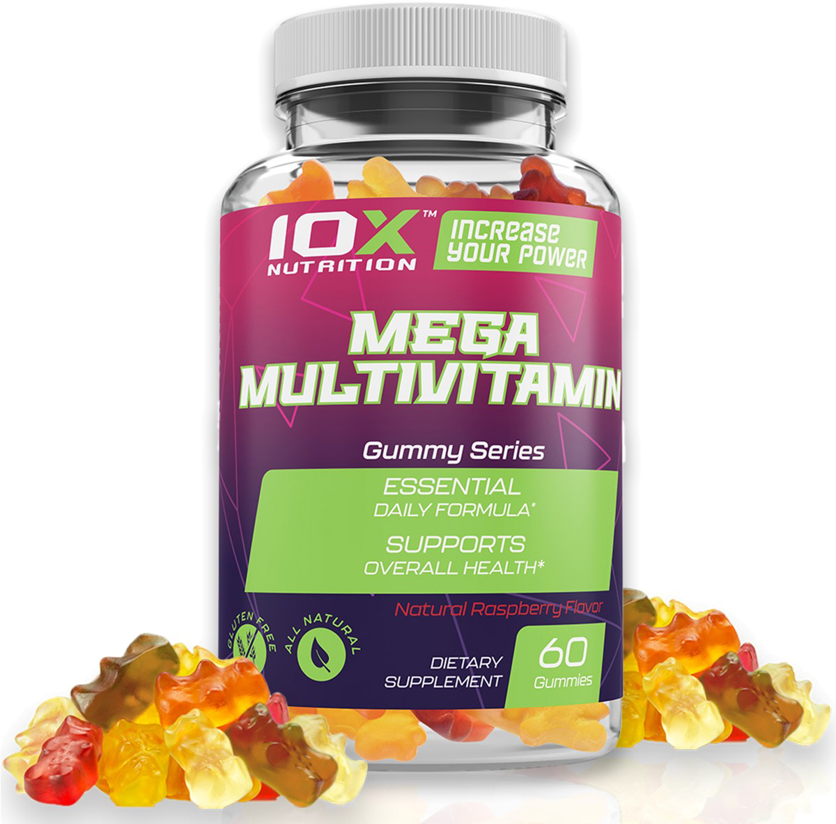 Мультивитамины, Mega Multivitamin, 10X Nutrition USA, 60 жевательных конфет (717340890825)
Мультивитамины, Mega Multivitamin, 10X Nutrition USA, 60 жевательных конфет (717340890825)