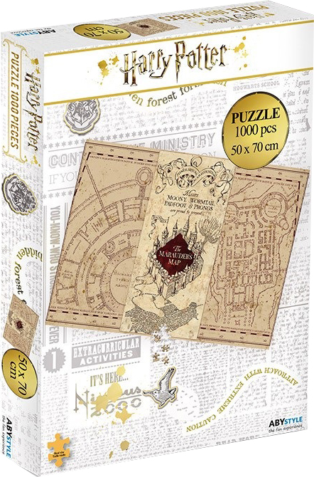 Пазл ABYstyle HARRY POTTER Marauder's Map Карта Мародеров, 1000 деталей (ABYJDP002)
Пазл ABYstyle HARRY POTTER Marauder's Map Карта Мародеров, 1000 деталей (ABYJDP002)