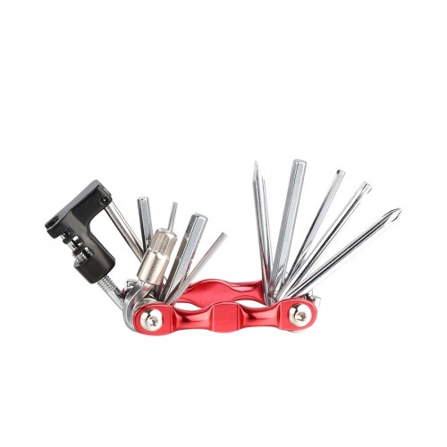 Мультитул KEN TECH KL-9835S красный 11 функций: шестигранники, отвёртки, выжимка цепи
Мультитул KEN TECH KL-9835S красный 11 функций: шестигранники, отвёртки, выжимка цепи
