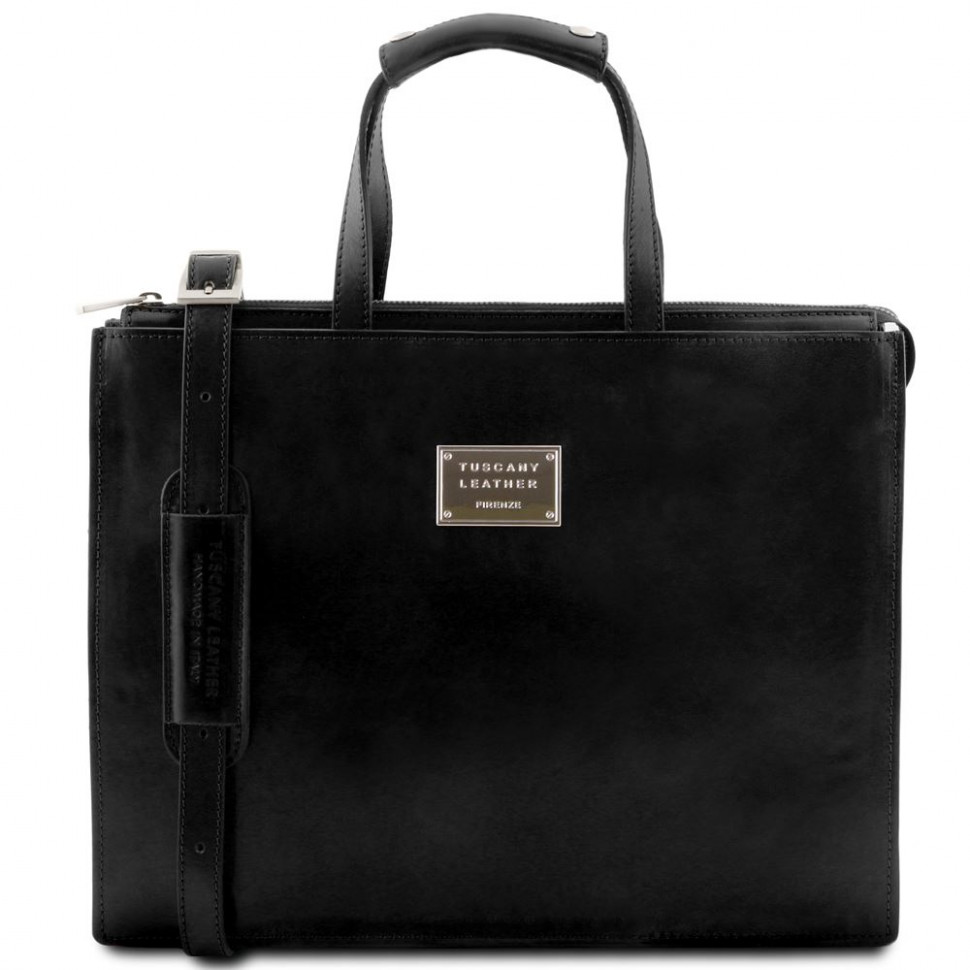 PALERMO - Женский портфель на 3 отделения из кожи Tuscany Leather TL141343 (Black – черный)
PALERMO - Женский портфель на 3 отделения из кожи Tuscany Leather TL141343 (Black – черный)