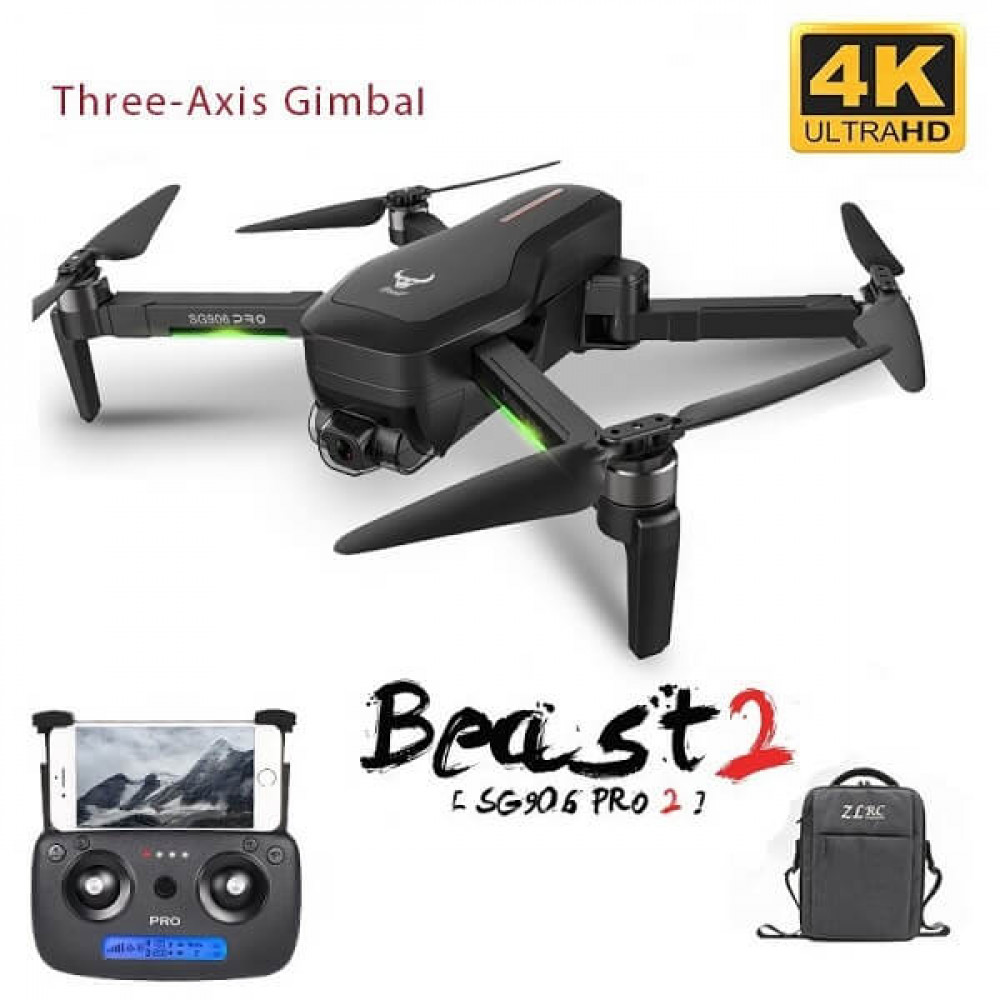 Квадрокоптер ZLRC SG906 Pro 2 − с камерой 4K, GPS, FPV, БК, 1,2км, до 26мин
Квадрокоптер ZLRC SG906 Pro 2 − с камерой 4K, GPS, FPV, БК, 1,2км, до 26мин