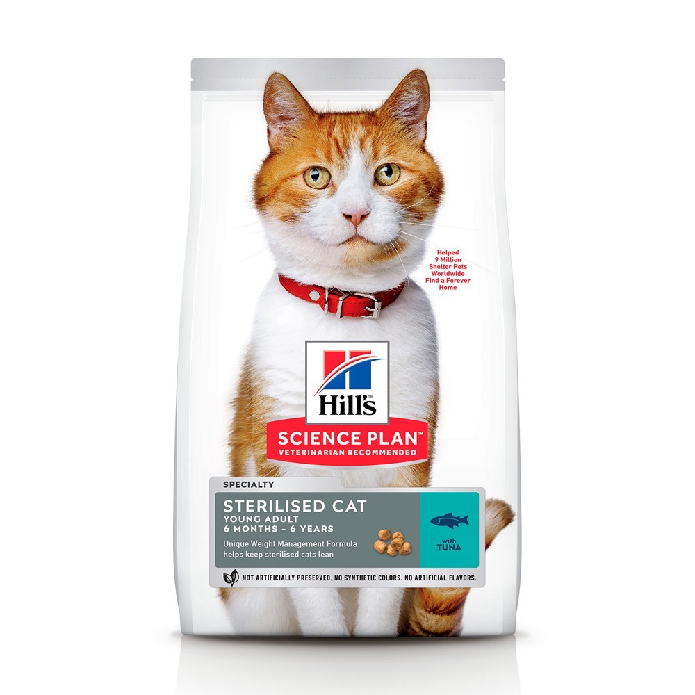 Сухой корм для стерилизованных кошек Hill's Science Plan Sterilised Cat Young Adult с тунцом - 1,5 кг (604126) (52742935218)
Сухой корм для стерилизованных кошек Hill's Science Plan Sterilised Cat Young Adult с тунцом - 1,5 кг (604126) (52742935218)