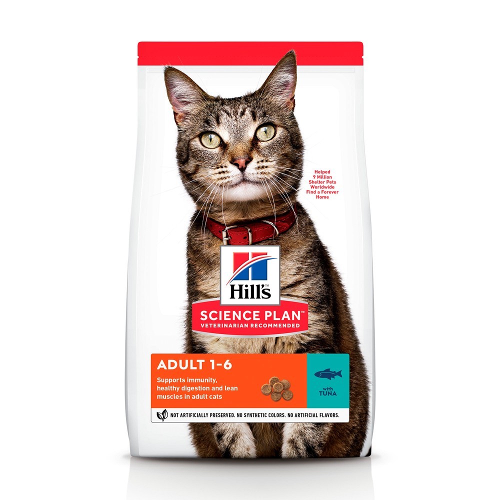 Сухой корм для кошек Hill's Science Plan Feline Adult Tuna с тунцом - 10 кг (604176) (52742024370)
Сухой корм для кошек Hill's Science Plan Feline Adult Tuna с тунцом - 10 кг (604176) (52742024370)