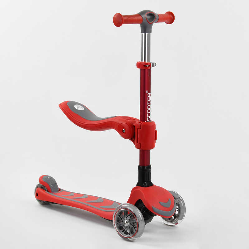 Детский трехколесный самокат с сидением Т-06188 Best Scooter, красный, складной алюминиевый руль, 4 колеса PU со светом, d=12 см
Детский трехколесный самокат с сидением Т-06188 Best Scooter, красный, складной алюминиевый руль, 4 колеса PU со светом, d=12 см