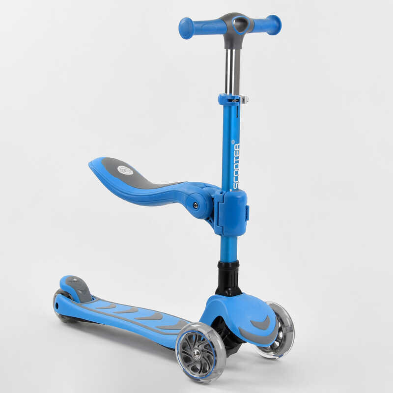 Детский трехколесный самокат с сидением Т-04177 Best Scooter, голубой, складной алюминиевый руль, 4 колеса PU со светом, d=12 см
Детский трехколесный самокат с сидением Т-04177 Best Scooter, голубой, складной алюминиевый руль, 4 колеса PU со светом, d=12 см