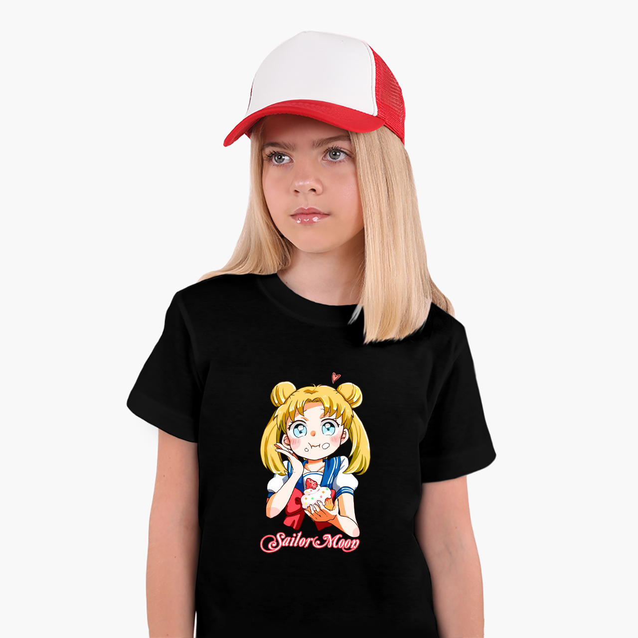 Детская футболка для девочек Сейлор Мун (Sailor Moon) (25186-2917-11) 146-152 см Хлопок Черный
Детская футболка для девочек Сейлор Мун (Sailor Moon) (25186-2917-11) 146-152 см Хлопок Черный