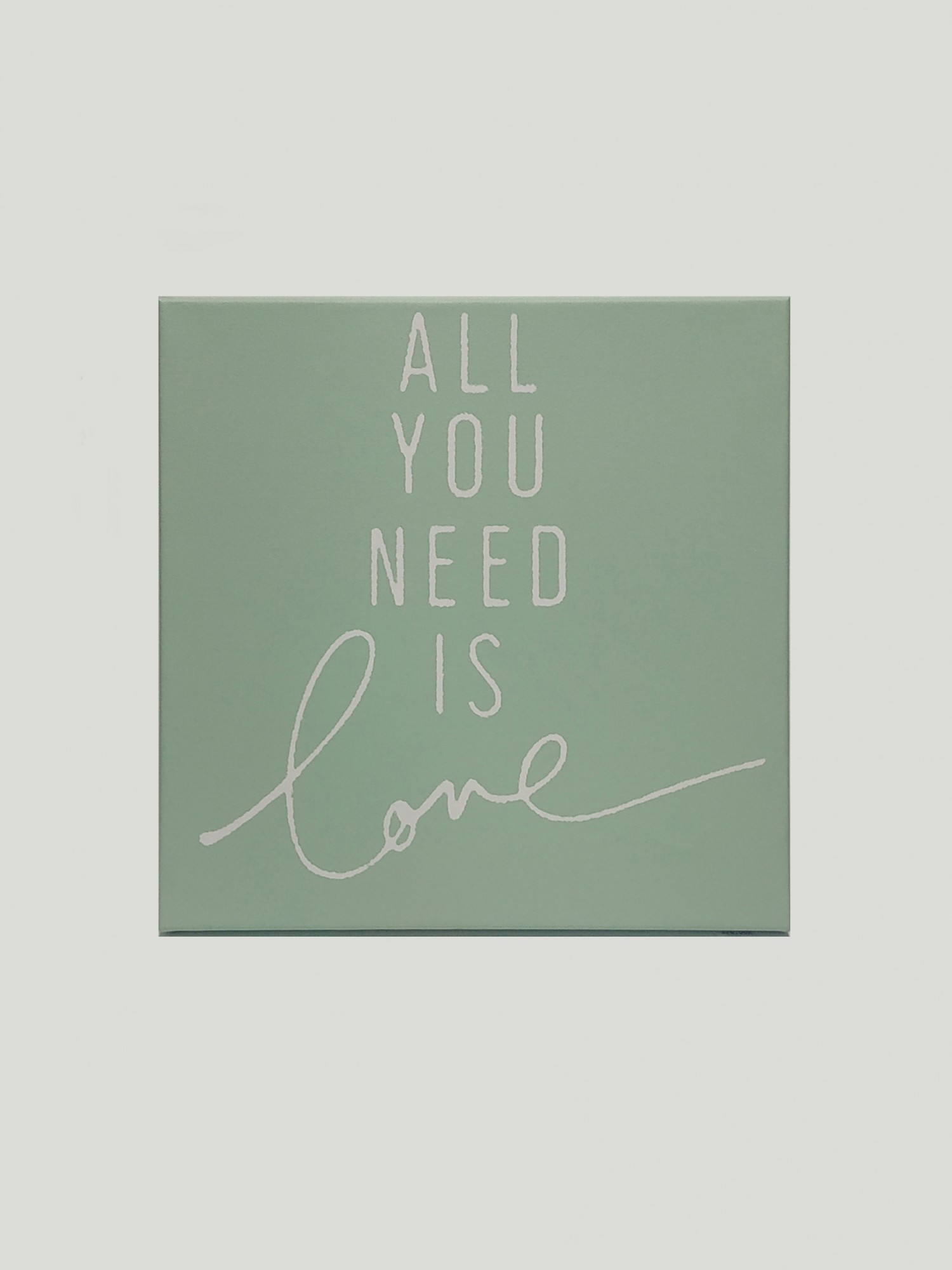 Постер "Аll you need is love" 380х380мм холст на подрамнике бирюзовый FRAMES.POSTERS.DECOR
Постер "Аll you need is love" 380х380мм холст на подрамнике бирюзовый FRAMES.POSTERS.DECOR