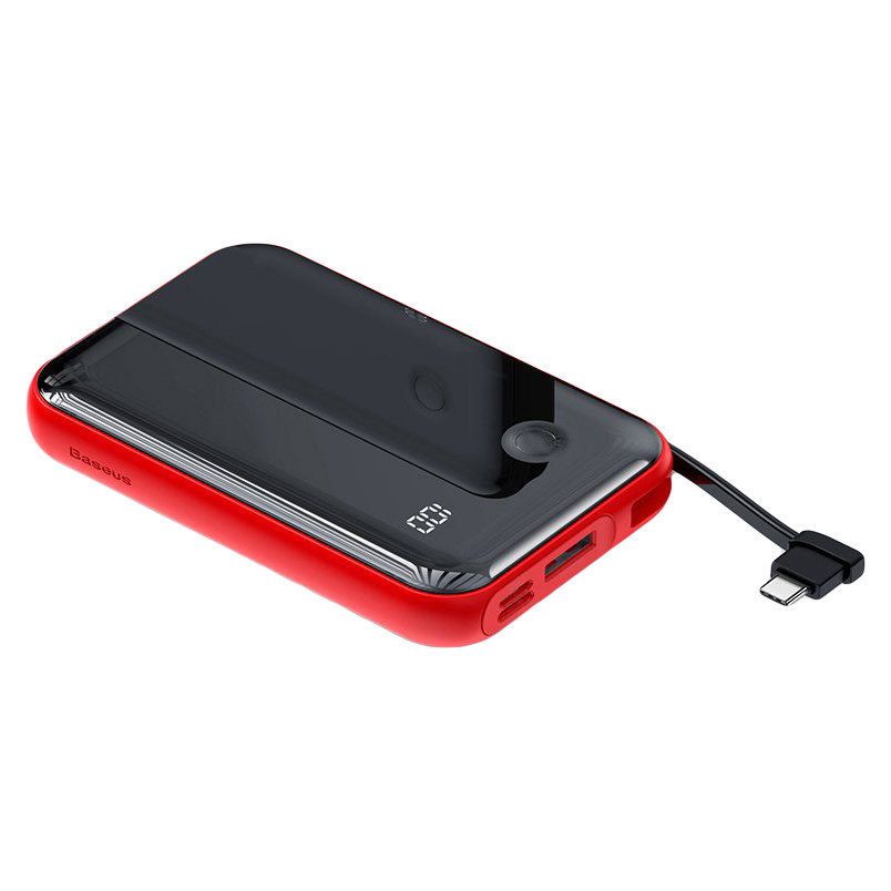 Портативный аккумулятор Baseus Mini S Digital Display 3A 10000mAh (with Type-C cable) (PPXF-A09) Red
Портативный аккумулятор Baseus Mini S Digital Display 3A 10000mAh (with Type-C cable) (PPXF-A09) Red