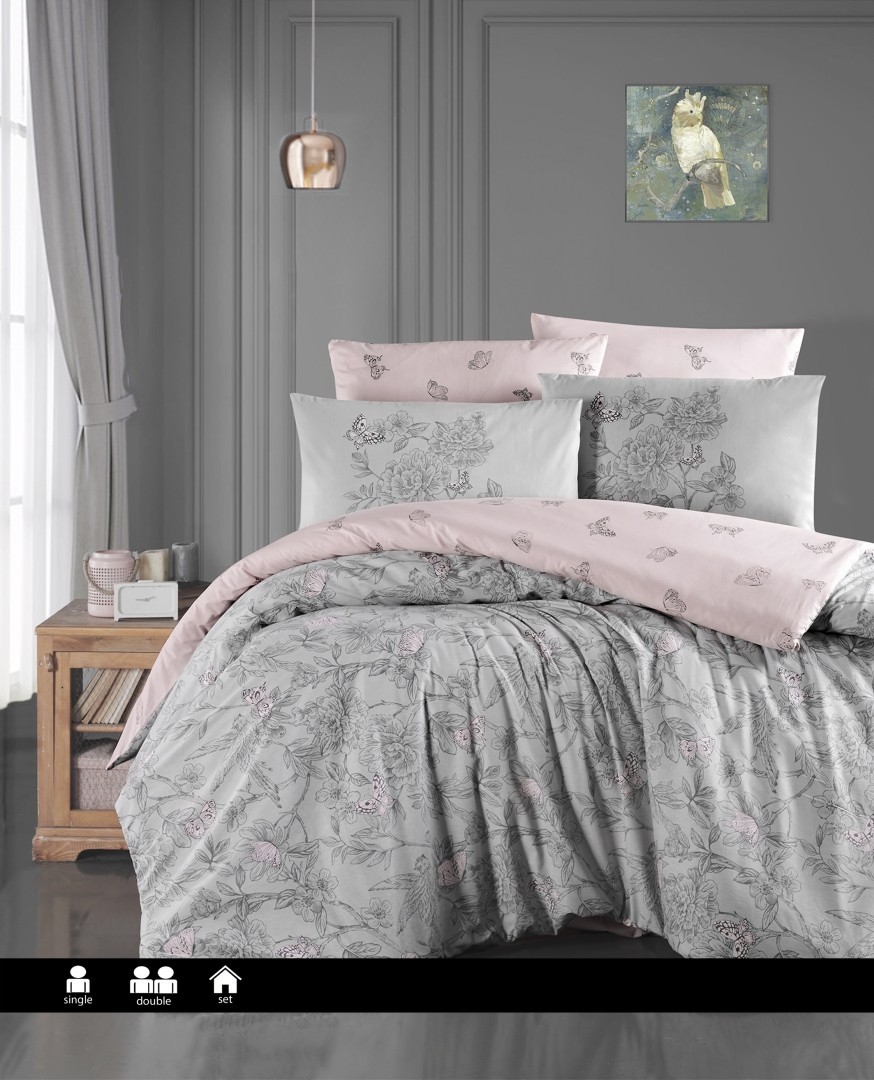 Комплект постельного белья полуторный First Choice Ranforce Nevresim Takımı Paradise Grey 200х220 (RP-381)
Комплект постельного белья полуторный First Choice Ranforce Nevresim Takımı Paradise Grey 200х220 (RP-381)