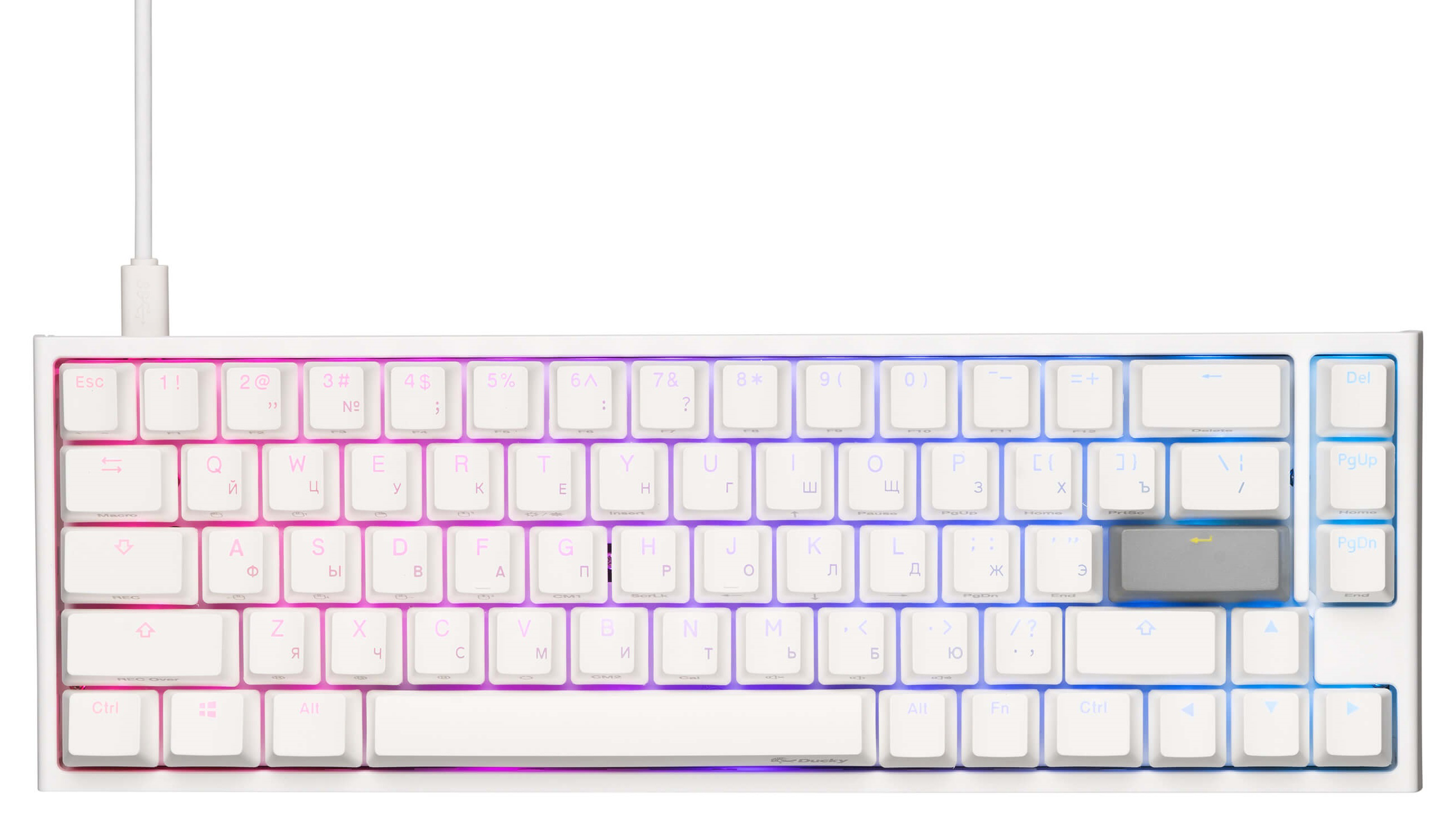 Клавиатура проводная Ducky One 2 SF Cherry Speed Silver RGB LED RU White (DKON1967ST-PRUPDWWT1)
Клавиатура проводная Ducky One 2 SF Cherry Speed Silver RGB LED RU White (DKON1967ST-PRUPDWWT1)