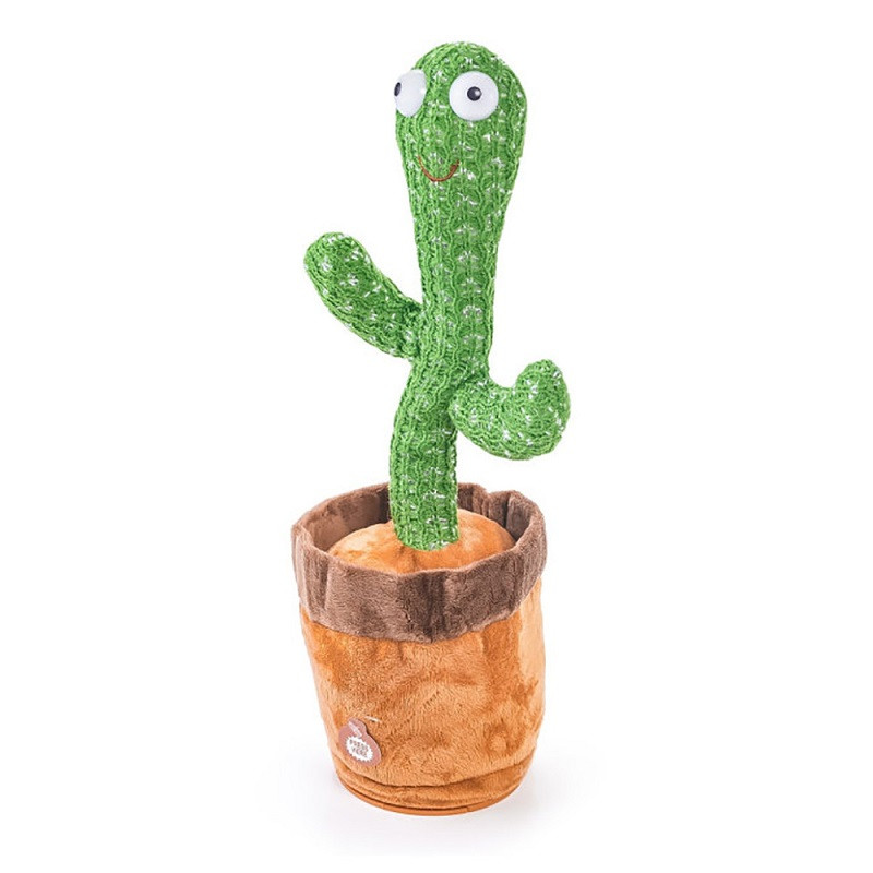 Игрушка танцующий кактус Dancing Cactus 7450 поющий 120 песен с подсветкой, зеленая
Игрушка танцующий кактус Dancing Cactus 7450 поющий 120 песен с подсветкой, зеленая