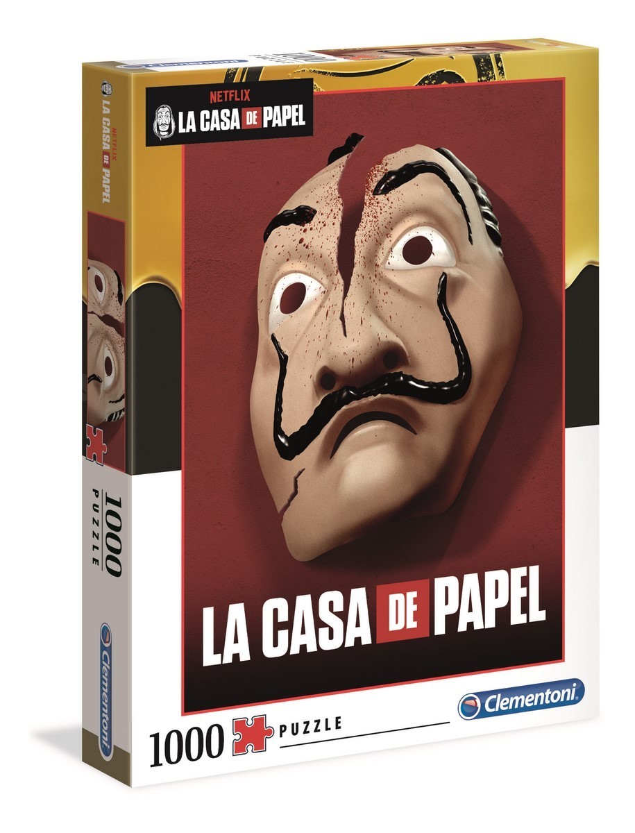 Пазлы Clementoni Нетфликс - Бумажный дом 1/ Netflix. La Casa de Papel, 1000 елементов
Пазлы Clementoni Нетфликс - Бумажный дом 1/ Netflix. La Casa de Papel, 1000 елементов