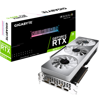 Відеокарта GIGABYTE GeForce RTX3070 Ti 8Gb VISION OC (GV-N307TVISION OC-8GD 1.0)
Відеокарта GIGABYTE GeForce RTX3070 Ti 8Gb VISION OC (GV-N307TVISION OC-8GD 1.0)