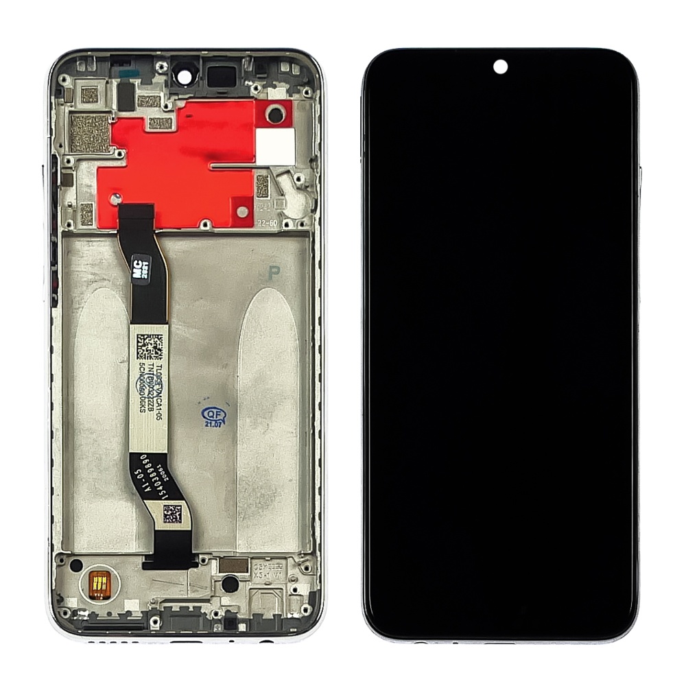 Дисплей для Xiaomi Redmi Note 8T с чёрным тачскрином и серебристой корпусной рамкой
Дисплей для Xiaomi Redmi Note 8T с чёрным тачскрином и серебристой корпусной рамкой