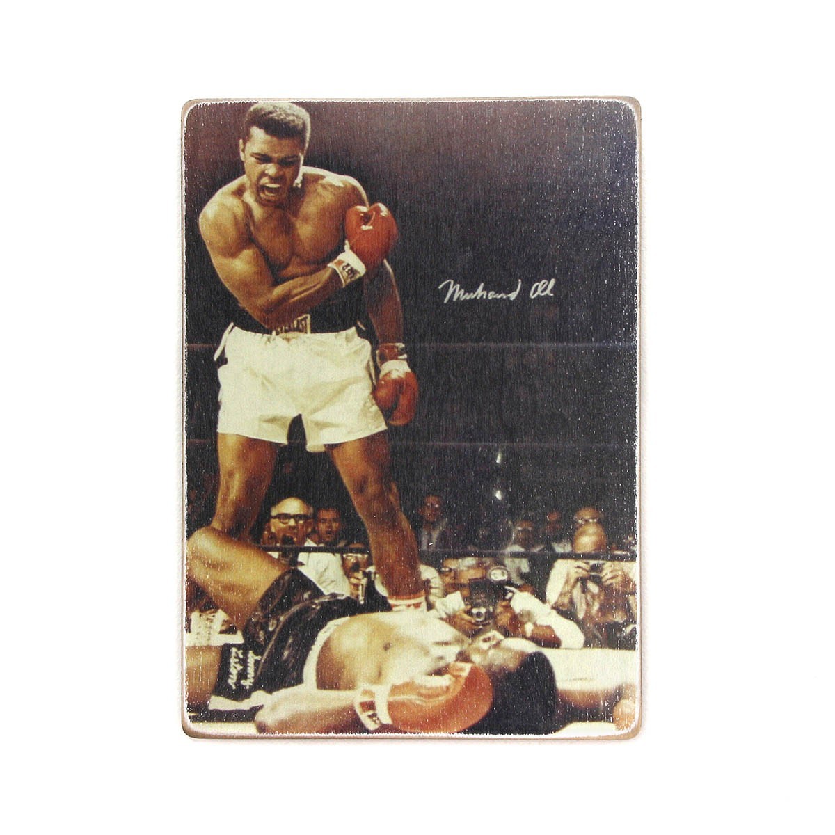Деревянный постер Wood Posters "Muhammad Ali. Мухаммед Али. Нокаут" (A2 формат, фанера)
Деревянный постер Wood Posters "Muhammad Ali. Мухаммед Али. Нокаут" (A2 формат, фанера)