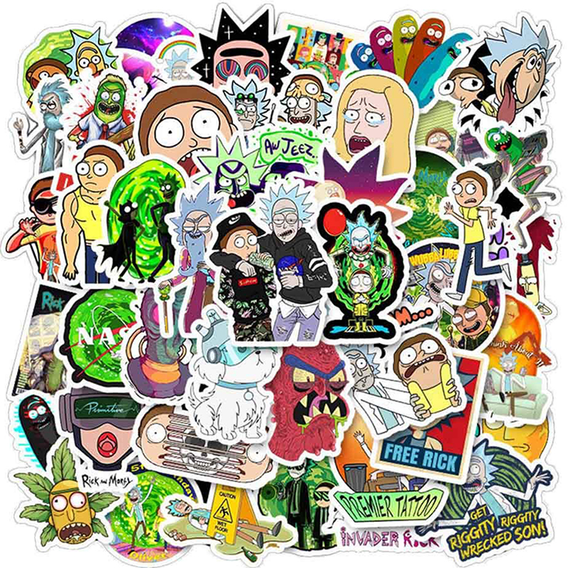 Набор наклеек Rick and Morty - 50 шт | Рик и Морти - Водостойкие стикеры для оклеивания
Набор наклеек Rick and Morty - 50 шт | Рик и Морти - Водостойкие стикеры для оклеивания