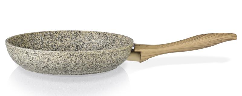 Сковорода Fissman Crema nova Ø26см с керамическим покрытием EcoStone Кремовая 
Сковорода Fissman Crema nova Ø26см с керамическим покрытием EcoStone Кремовая