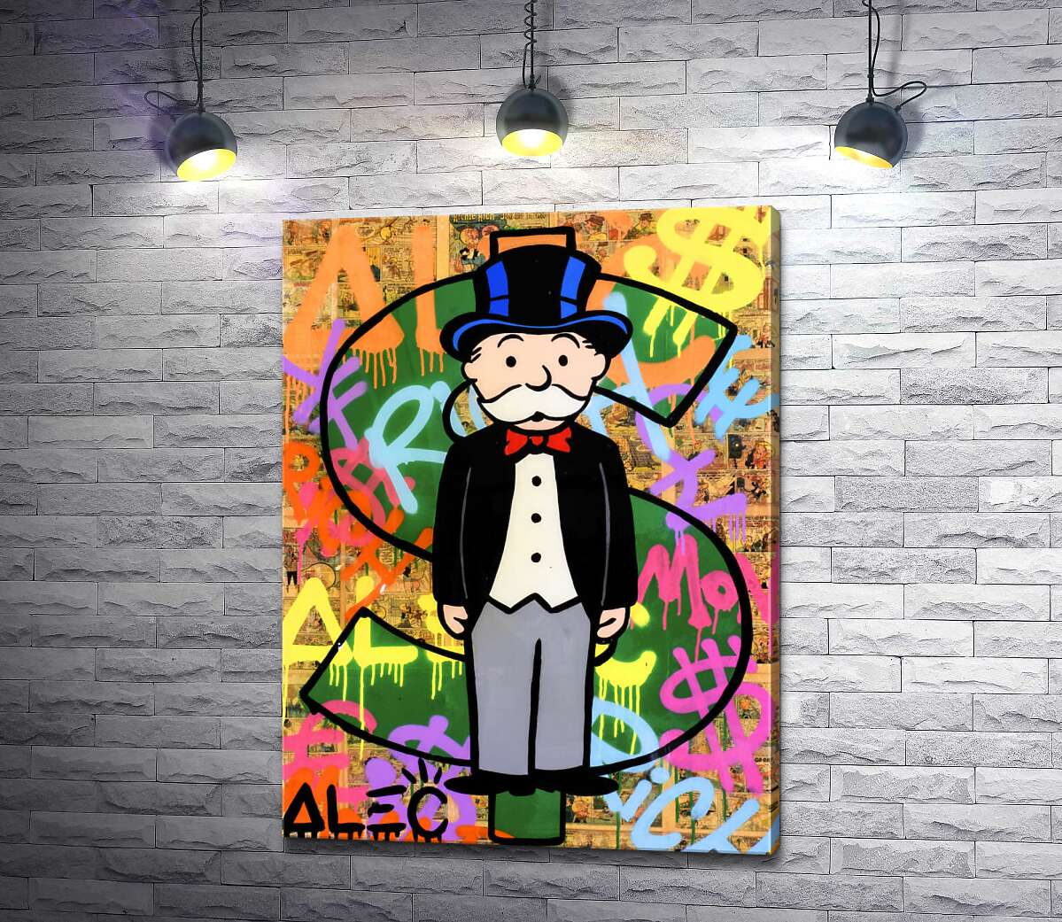 Картина ArtPoster Богатый дядя Пеннибергс (Rich Uncle Pennybags) – Алек Монополи (Alec Monopoly) 100x135 см Модуль №1
Картина ArtPoster Богатый дядя Пеннибергс (Rich Uncle Pennybags) – Алек Монополи (Alec Monopoly) 100x135 см Модуль №1