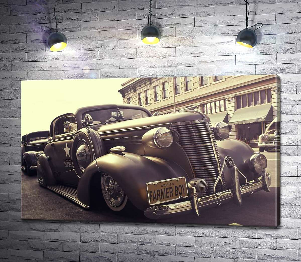 Картина ArtPoster "Farmer boy" – автомобиль Chevrolet Master 1938 года 130x78 см Модуль №1
Картина ArtPoster "Farmer boy" – автомобиль Chevrolet Master 1938 года 130x78 см Модуль №1