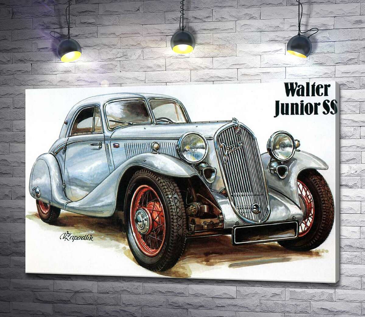 Картина ArtPoster Звезда 30-х годов автомобиль Walter Junior SS 130x86 см Модуль №1
Картина ArtPoster Звезда 30-х годов автомобиль Walter Junior SS 130x86 см Модуль №1