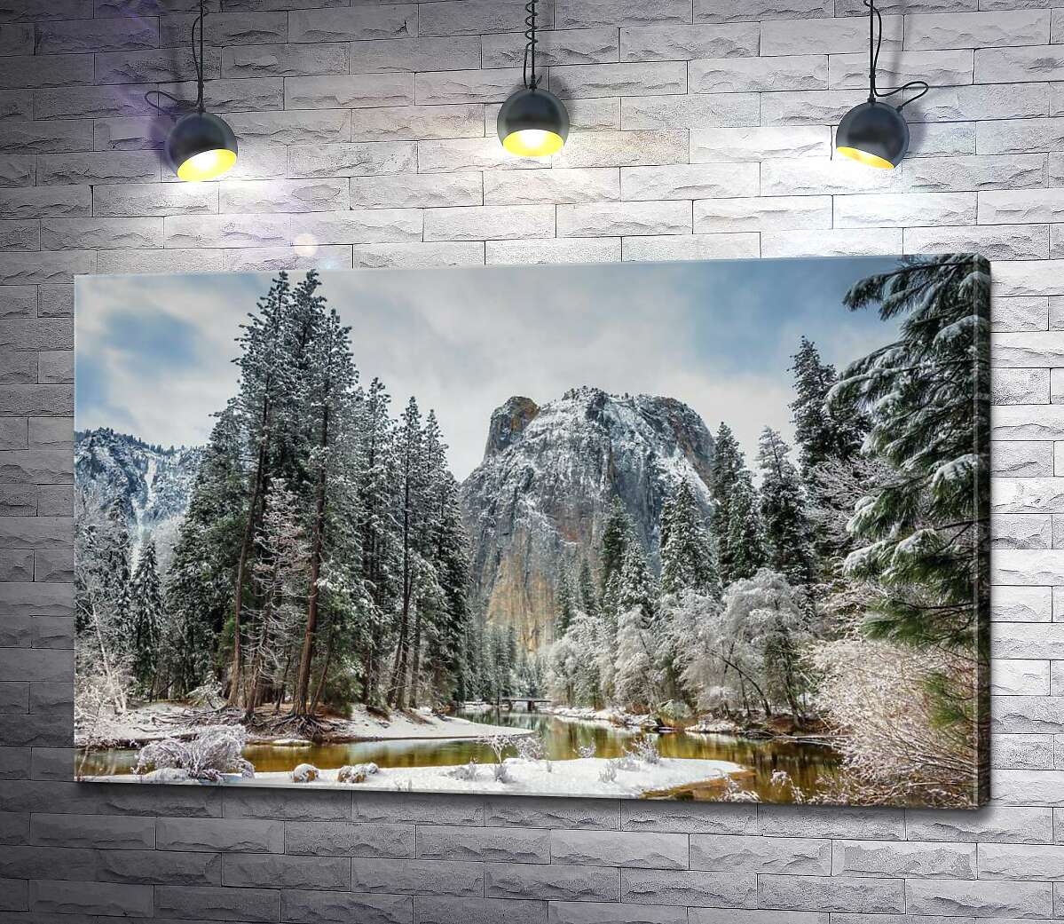Картина ArtPoster Зимний пейзаж в долине Национального парка Йосемити (Yosemite National Park) 130x81 см Модуль №1
Картина ArtPoster Зимний пейзаж в долине Национального парка Йосемити (Yosemite National Park) 130x81 см Модуль №1