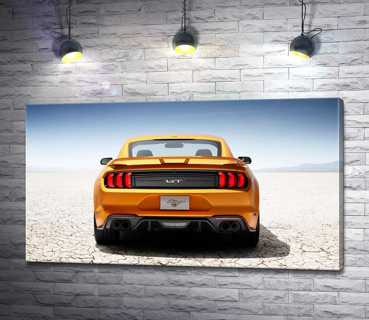 Картина ArtPoster Желтый автомобиль Ford Mustang GT среди пустыни 100x56 см Модуль №1
Картина ArtPoster Желтый автомобиль Ford Mustang GT среди пустыни 100x56 см Модуль №1
