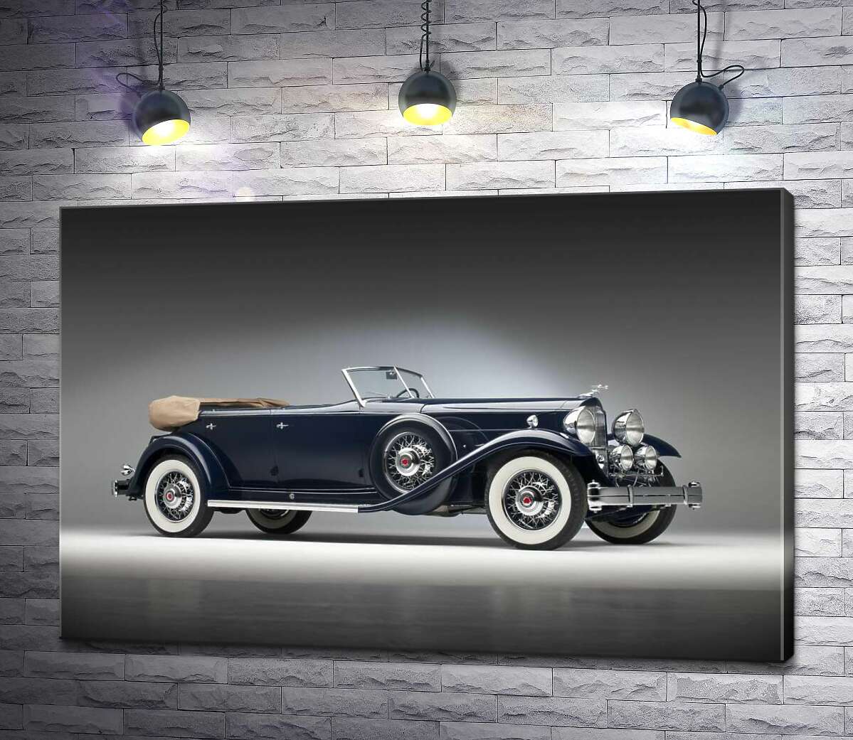 Картина ArtPoster Люксовый американский синий автомобиль Packard Twin Six 1932 130x86 см Модуль №1
Картина ArtPoster Люксовый американский синий автомобиль Packard Twin Six 1932 130x86 см Модуль №1