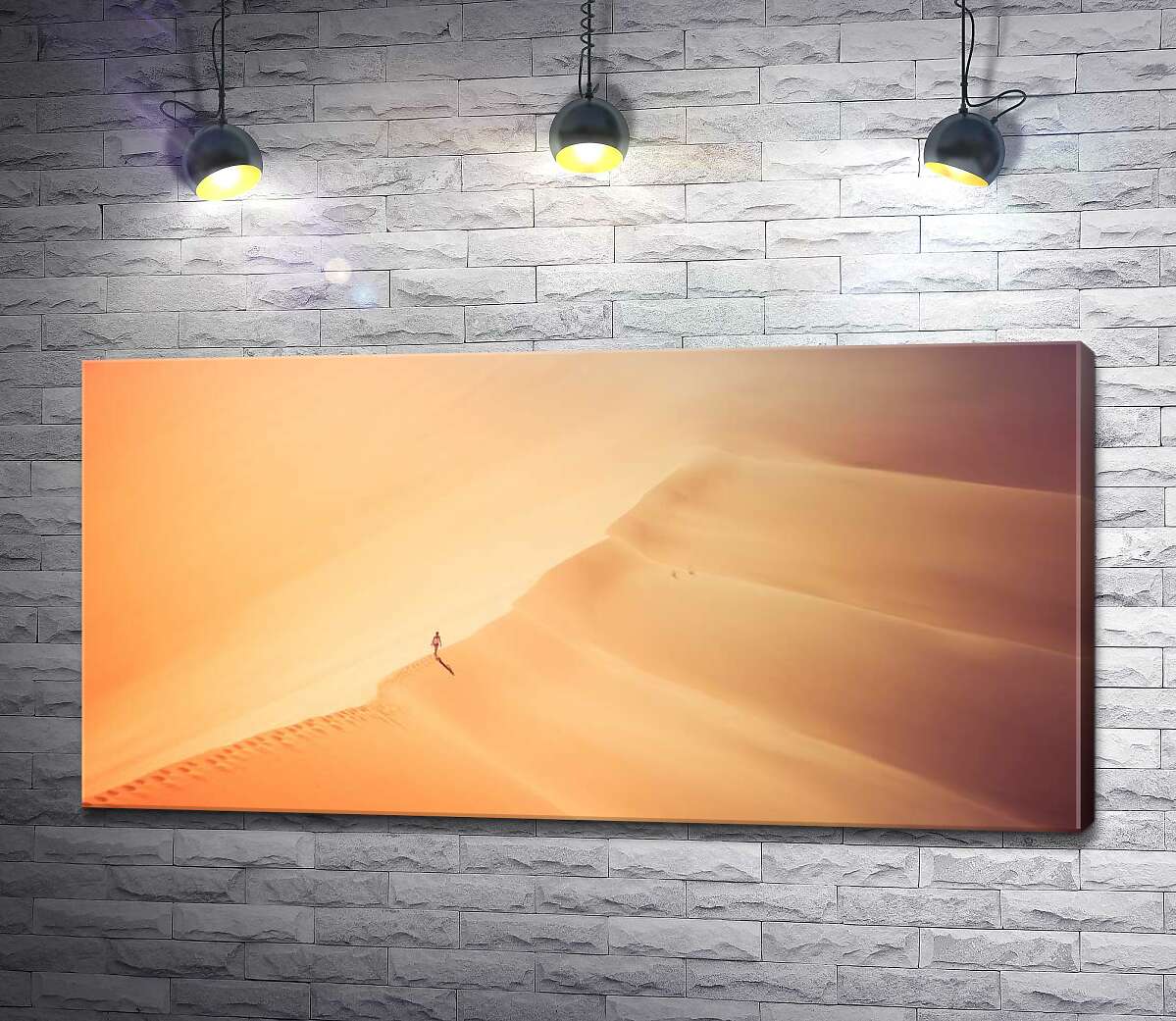 Картина ArtPoster Одинокий силуэт человека, идущего по гребню дюны в бескрайней пустыне 100x51 см Модуль №1
Картина ArtPoster Одинокий силуэт человека, идущего по гребню дюны в бескрайней пустыне 100x51 см Модуль №1