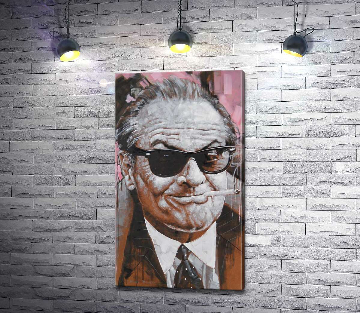 Картина ArtPoster Портрет улыбающегося Джека Николсона (Jack Nicholson) с сигаретой в зубах 117x205 см Модуль №1
Картина ArtPoster Портрет улыбающегося Джека Николсона (Jack Nicholson) с сигаретой в зубах 117x205 см Модуль №1