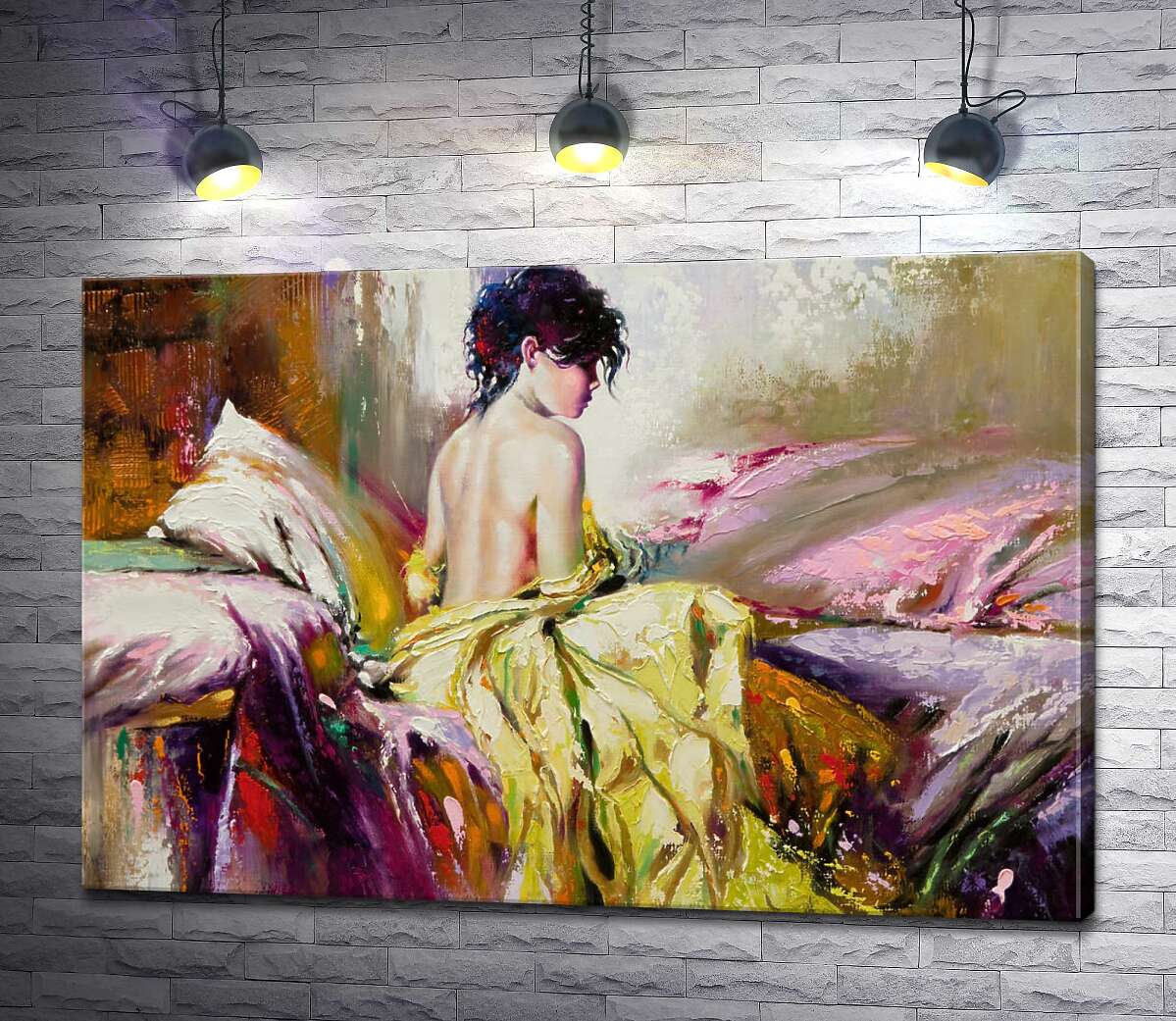 Картина ArtPoster Профиль обнаженной девушки среди подушек в постели 130x88 см Модуль №1
Картина ArtPoster Профиль обнаженной девушки среди подушек в постели 130x88 см Модуль №1