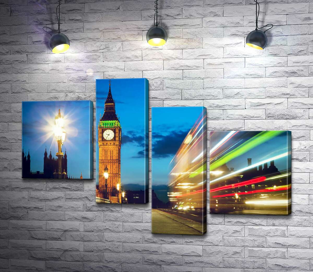 Модульная картина ArtPoster Башня Биг-Бен (Big Ben) величественно наблюдает за оживленным движением города 130x89 см Модуль №20
Модульная картина ArtPoster Башня Биг-Бен (Big Ben) величественно наблюдает за оживленным движением города 130x89 см Модуль №20