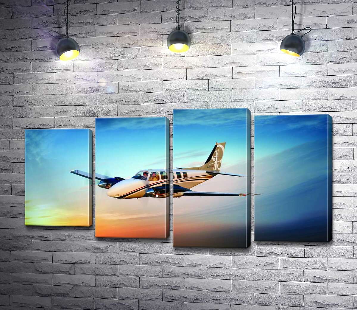 Модульная картина ArtPoster Американский самолет Beechcraft Bonanza среди горящего запада 80x44 см Модуль №21
Модульная картина ArtPoster Американский самолет Beechcraft Bonanza среди горящего запада 80x44 см Модуль №21